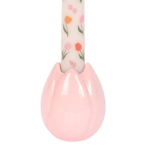 Bougeoir en Forme de Tulipe