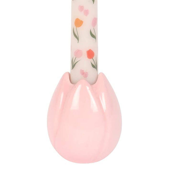 Portacandele a forma di tulipano