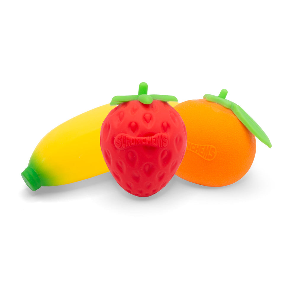 Scrunchems Funky Squish Fruits – Pack de 3