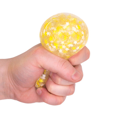 SCRUNCHEMS LUNES ET ÉTOILES BRILLENT DANS LE NOIR SQUISH BALL