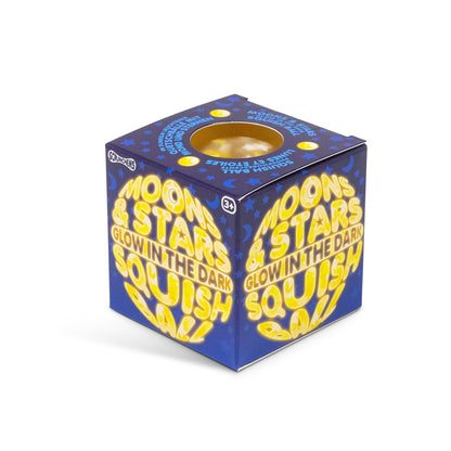 SCRUNCHEMS LUNES ET ÉTOILES BRILLENT DANS LE NOIR SQUISH BALL