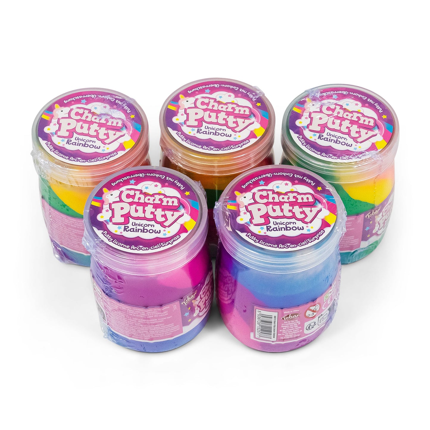 CHARM PUTTY LICORNE ARC-EN-CIEL