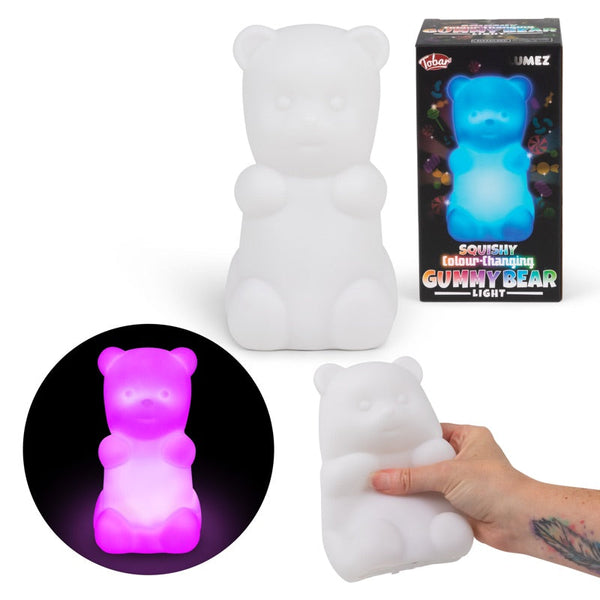 LUMEZ COLOR-CHANGING GLOW JELLY BEAR