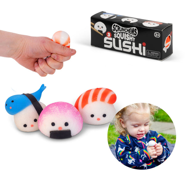 Scrunchems Squishy Sushi – Lot de 3