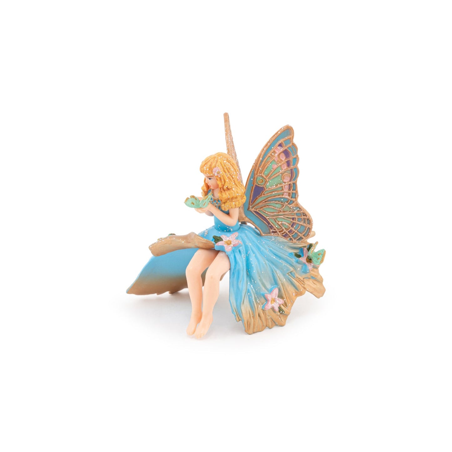 Blue Elf Child Figurine