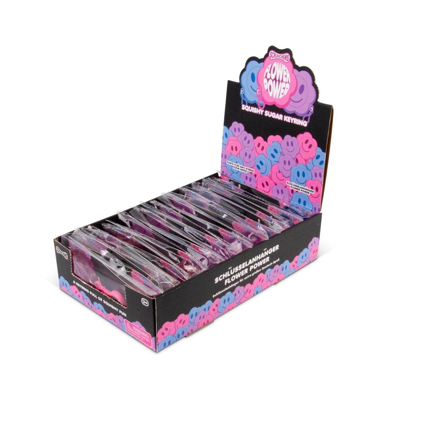 PORTE-CLÉS SUCRE FLOWER POWER SCRUNCHEMS