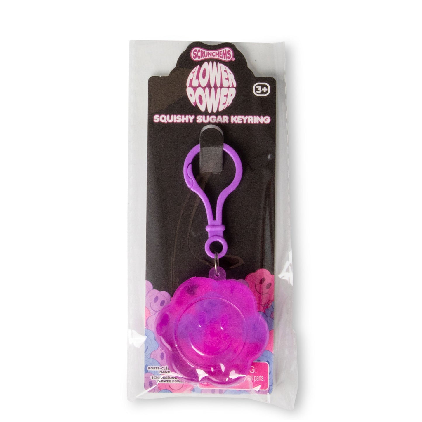 PORTE-CLÉS SUCRE FLOWER POWER SCRUNCHEMS