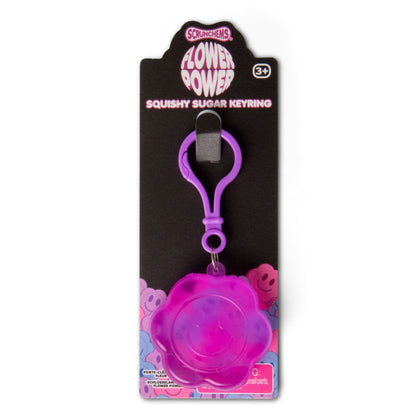 PORTE-CLÉS SUCRE FLOWER POWER SCRUNCHEMS