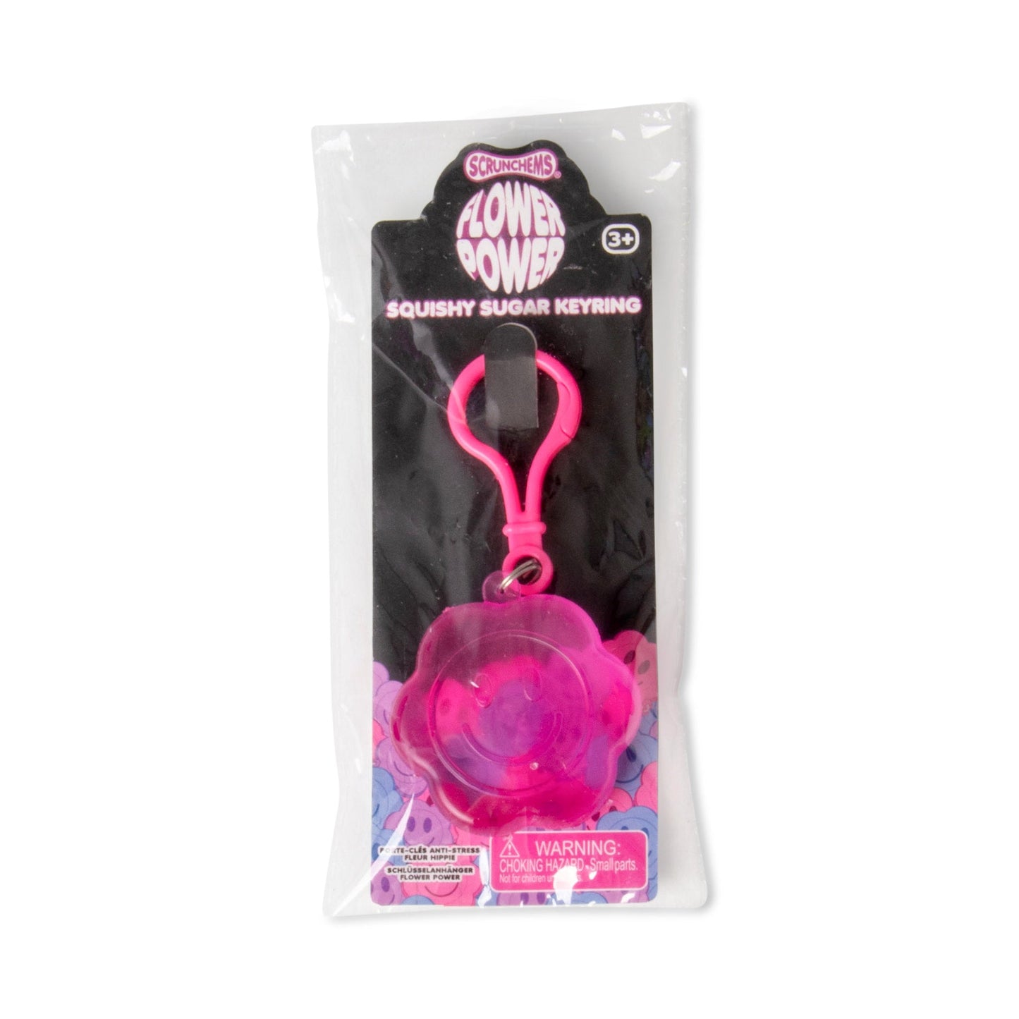 PORTE-CLÉS SUCRE FLOWER POWER SCRUNCHEMS