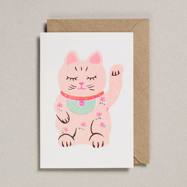 Riso Card - Lucky Cat