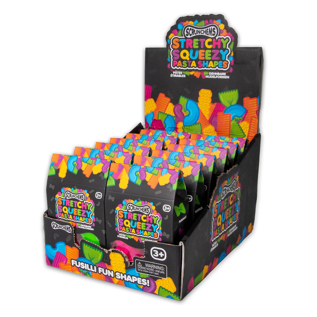 Pâtes extensibles et compressibles Scrunchems