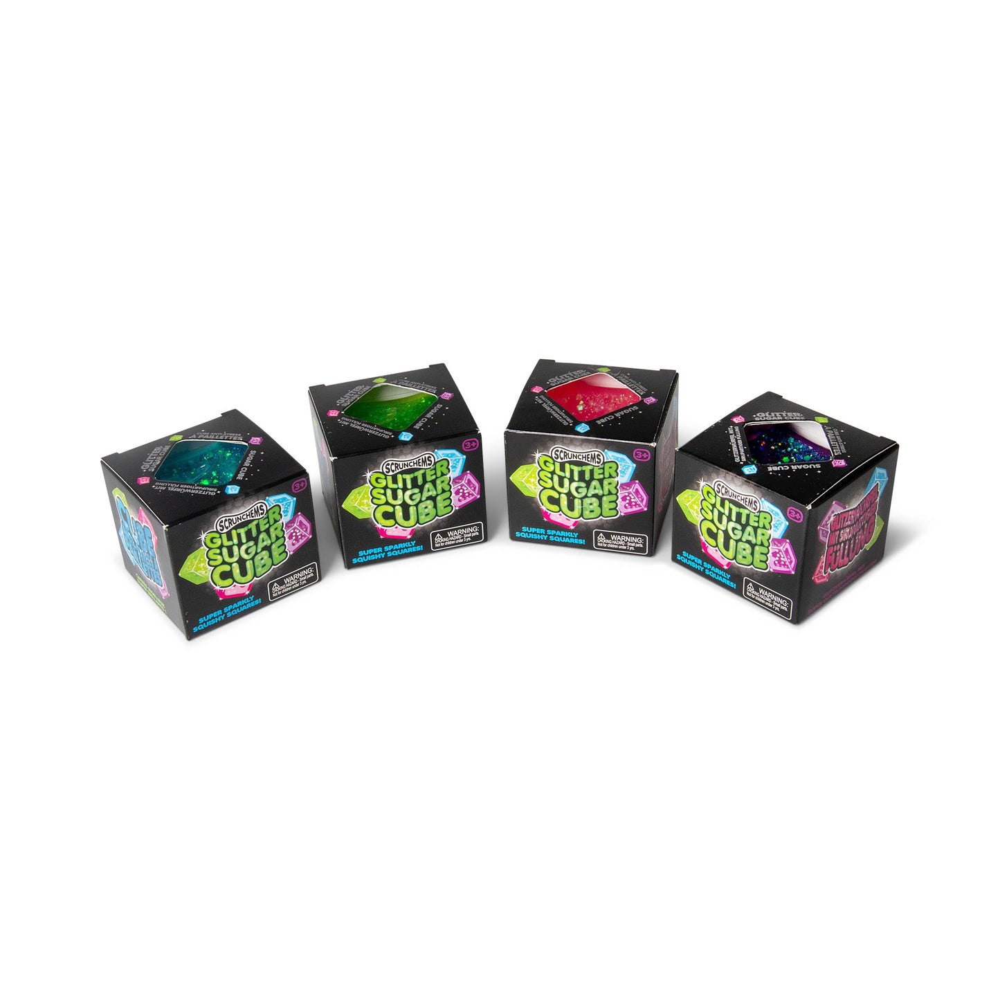 SCRUNCHEMS GLITTER SUGAR CUBE