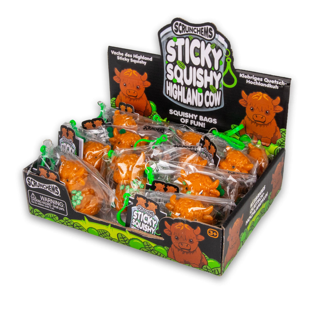 Scrunchems Sticky Squishy Vache Highland