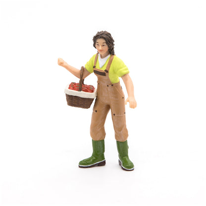 Figurine Fermière au panier