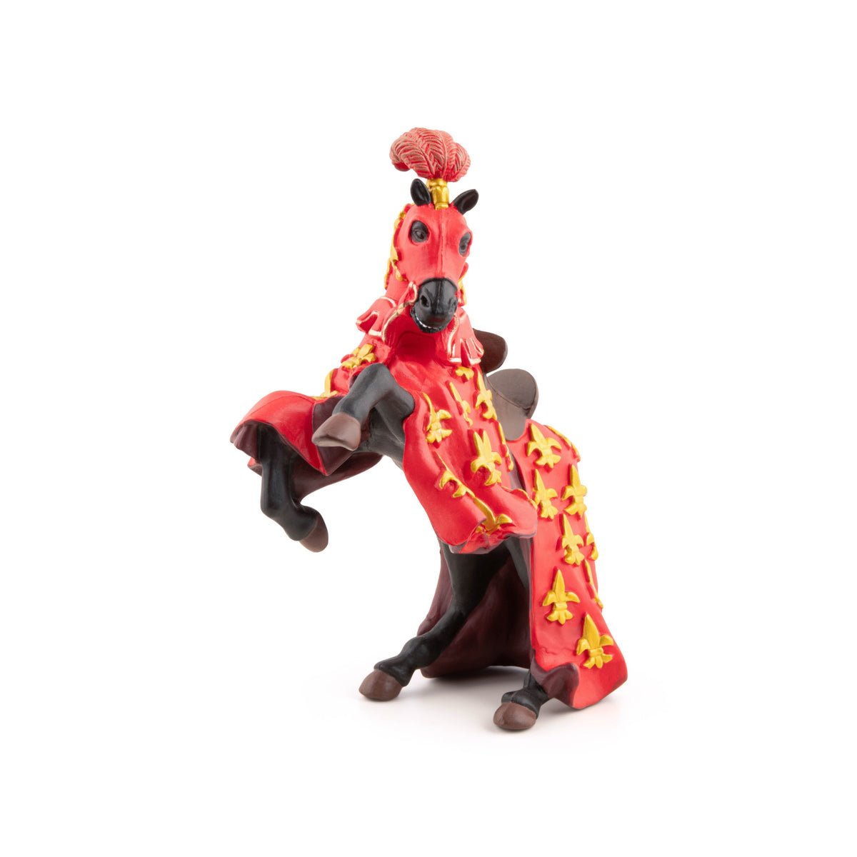 Figurine Cheval du prince Philippe rouge