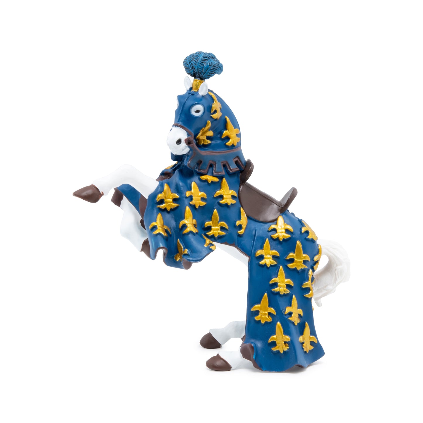 Figurine Cheval du prince Philippe bleu