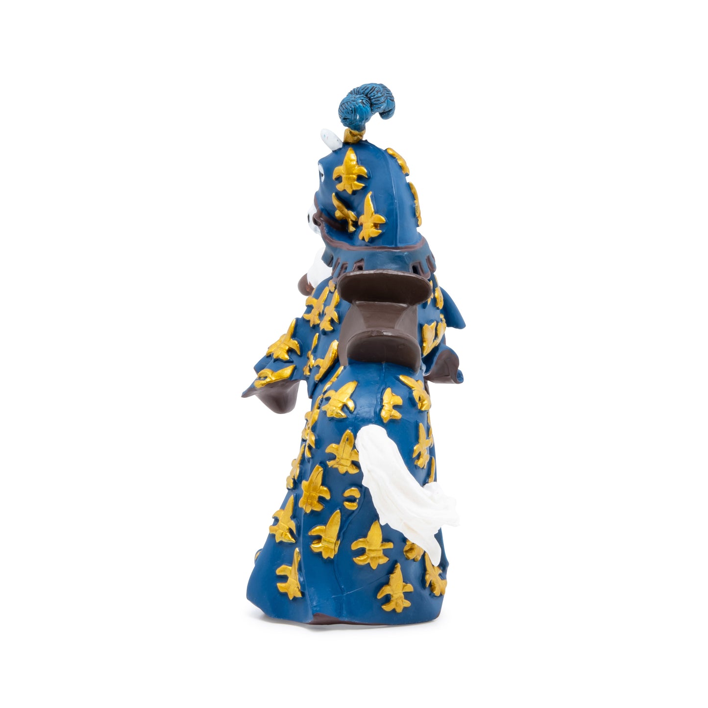 Figurine Cheval du prince Philippe bleu