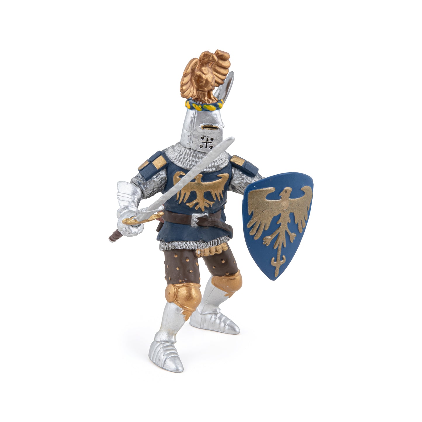 Figurine Chevalier bleu au cimier