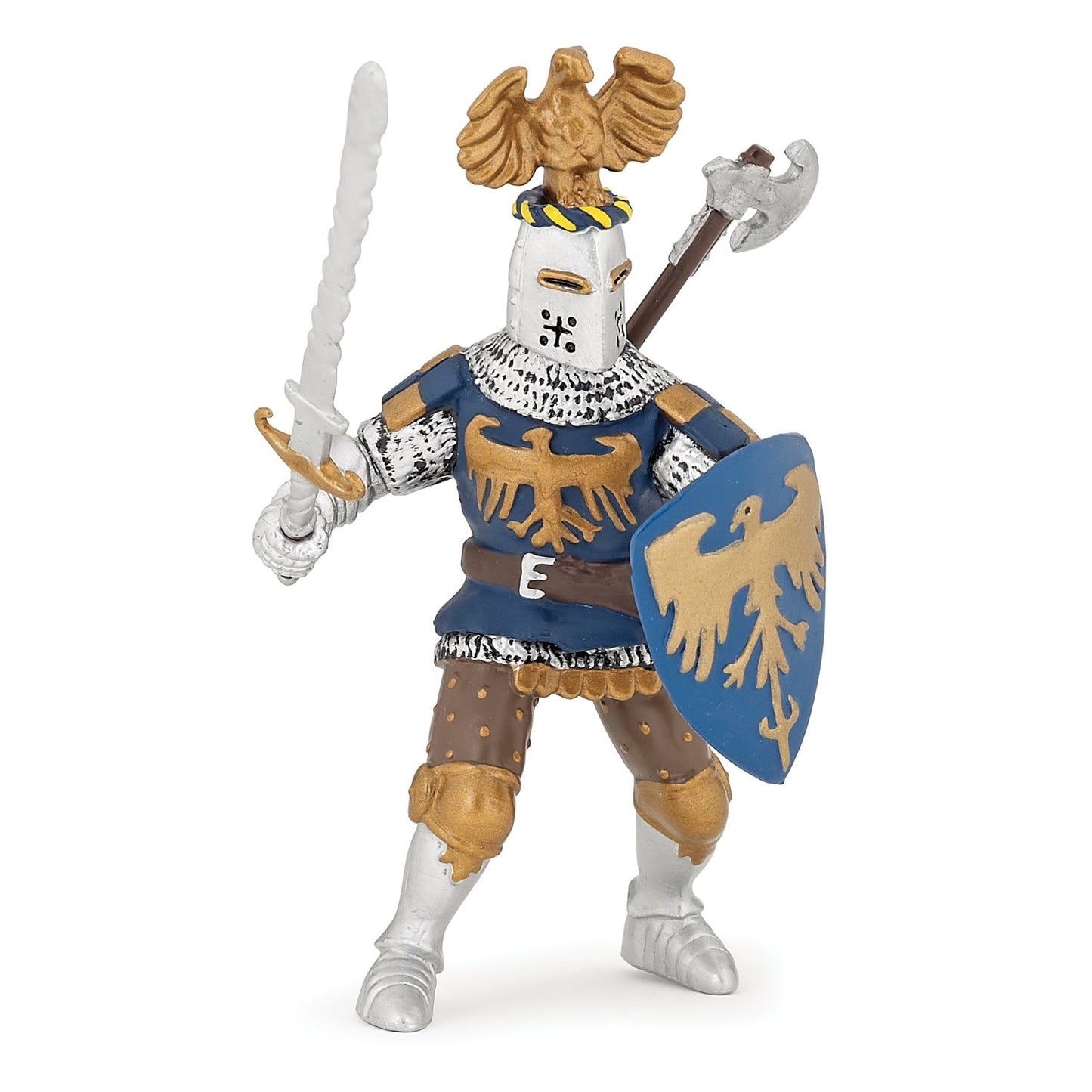 Figurine Chevalier bleu au cimier