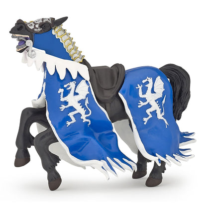 Blue Dragon King's Horse Figurine