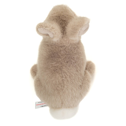 Peluche Lapin assis gris