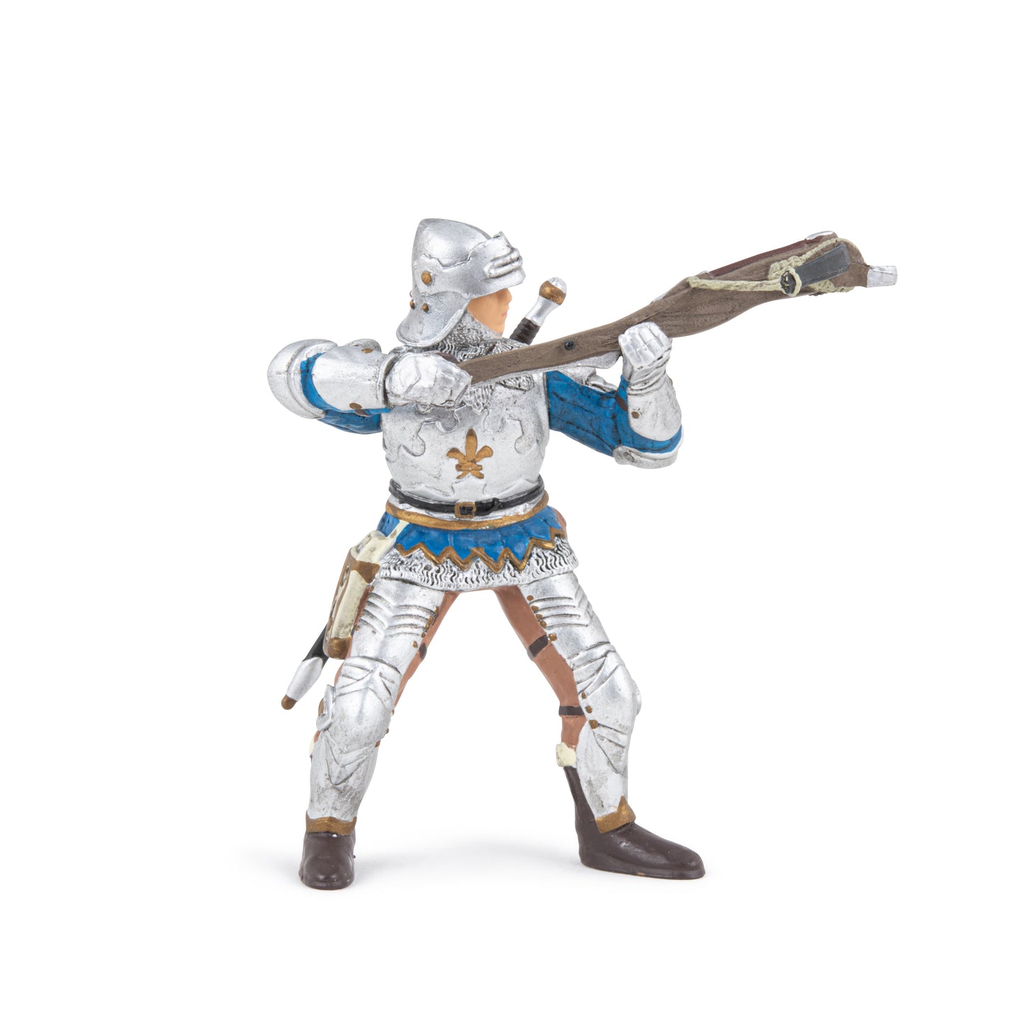 Figurine Arbalétrier bleu en armure