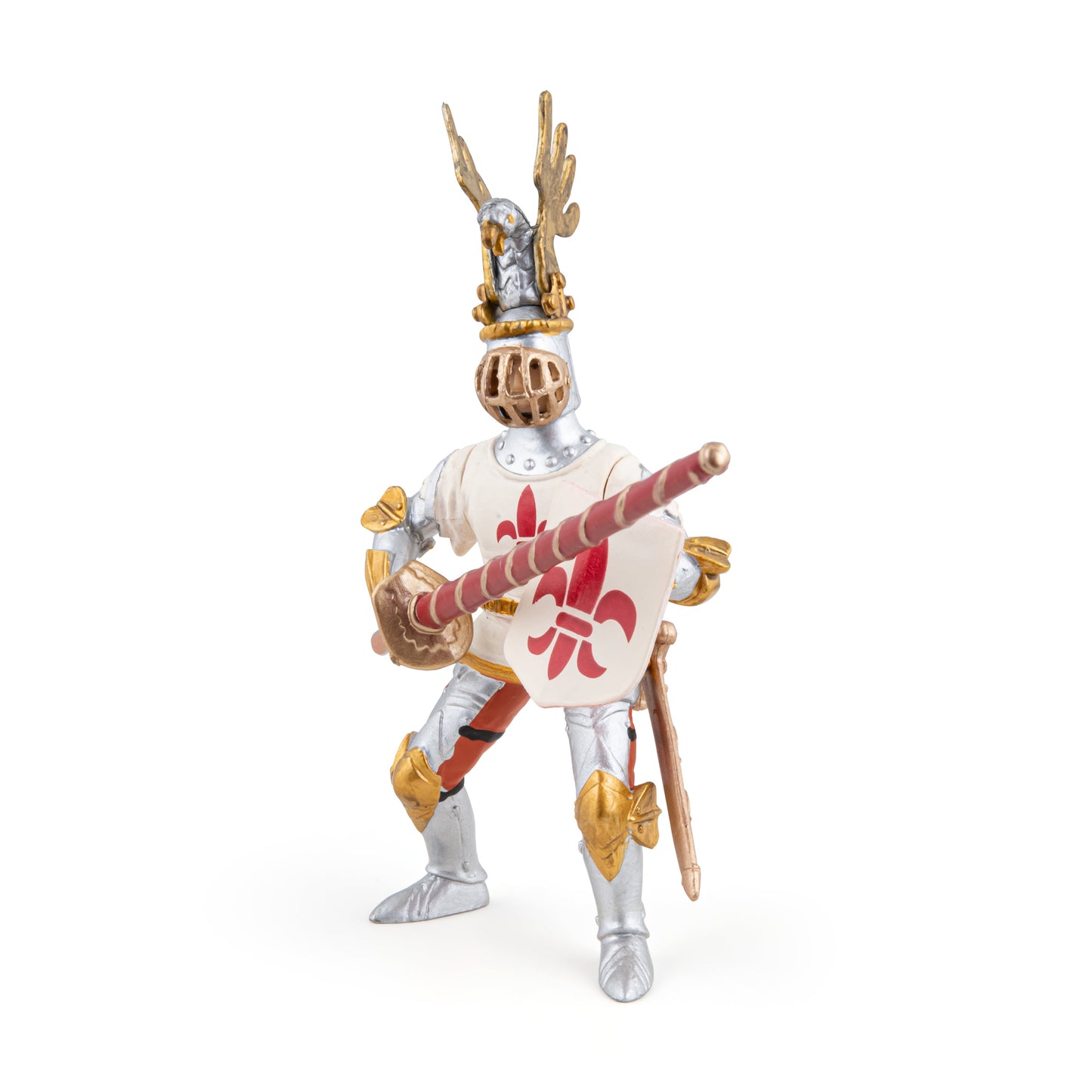 White knight lily flower figurine