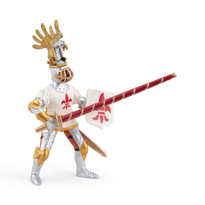 White knight lily flower figurine