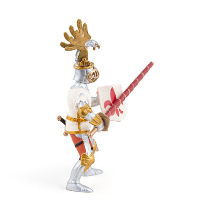 White knight lily flower figurine