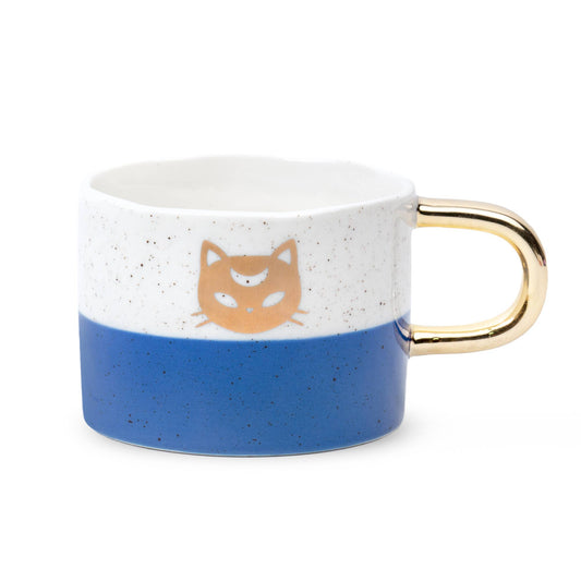 Mug Chat Irrégulier Peint à la Main Helio Ferretti Vue 2