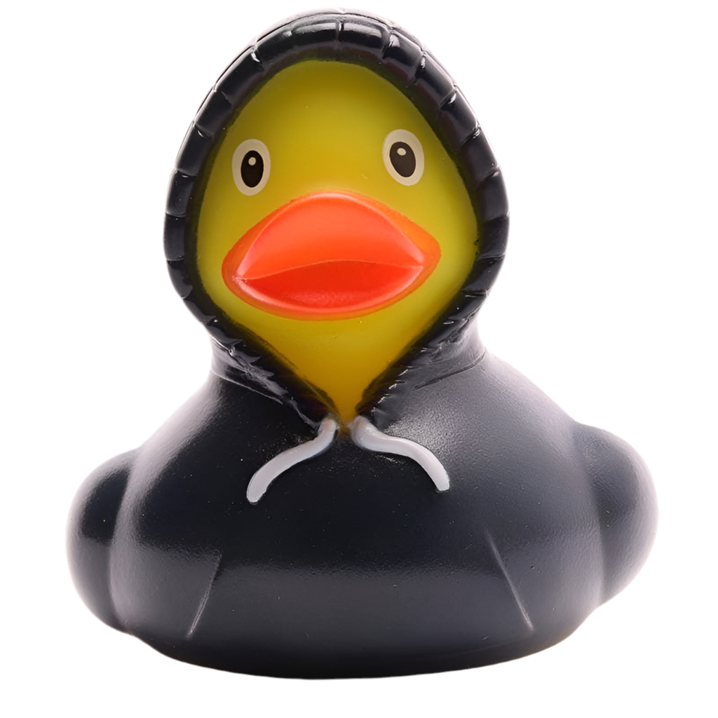 Sudadera con capucha de pato - Azul marino