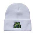 Chapéu de sapo kawaii bordado