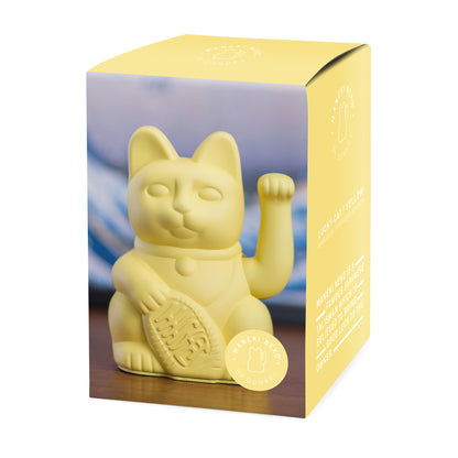 Chat Chanceux Jaune