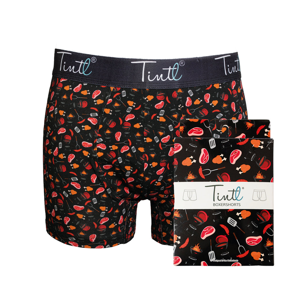 Boxershorts mit BBQ-Motiv