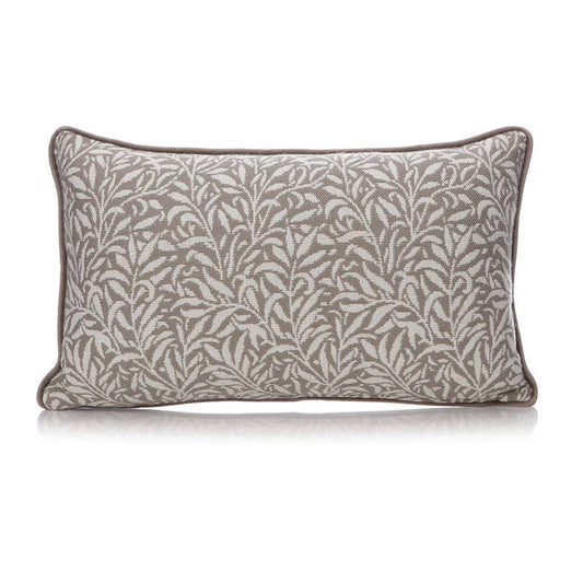 Almofada quadrada (30 x 50 cm) - ACS William Morris (cinza salgueiro)