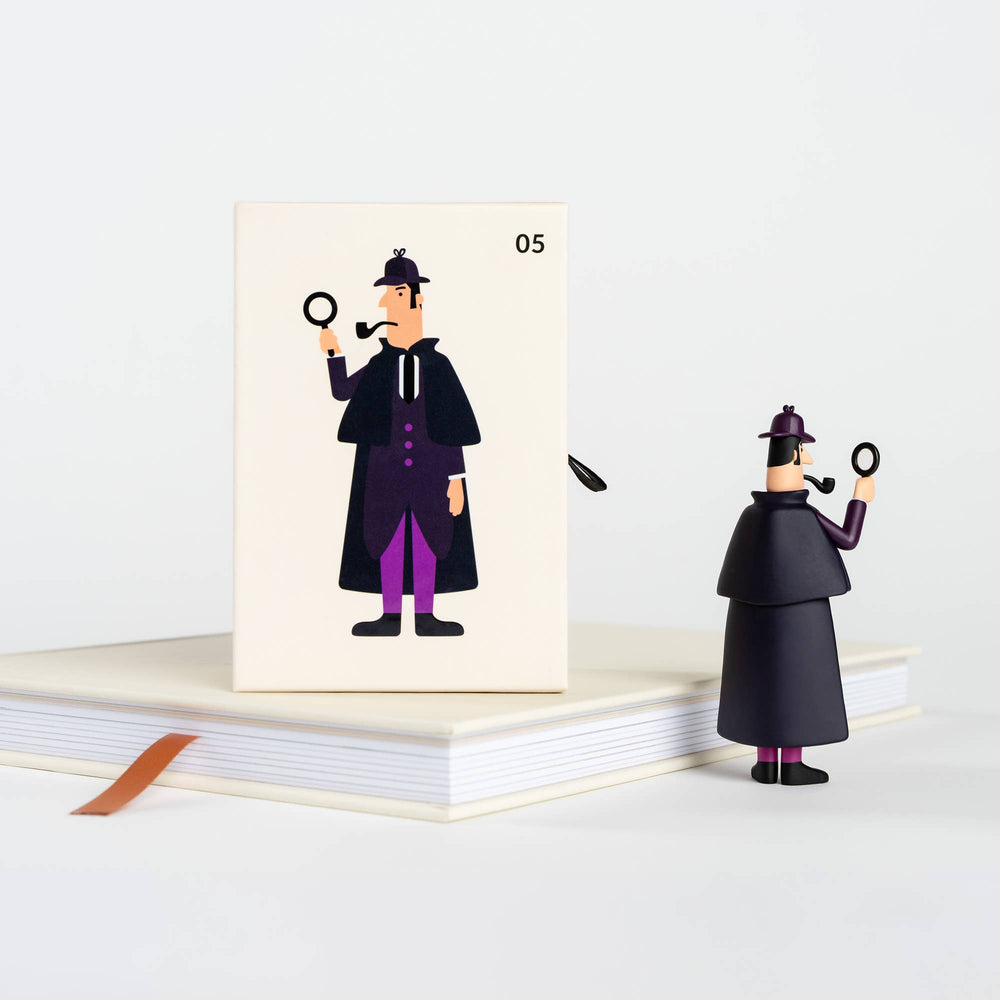 Sherlock - Figurine de Collection de Londres pour les Amateurs de Livres Littéraires
