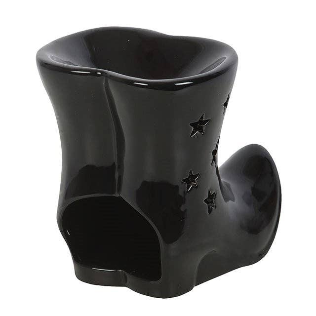 Brûleur à Huile Bottes de Sorcière Noires – The Coven Club