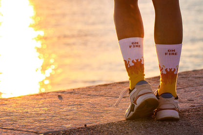 Calcetines en llamas