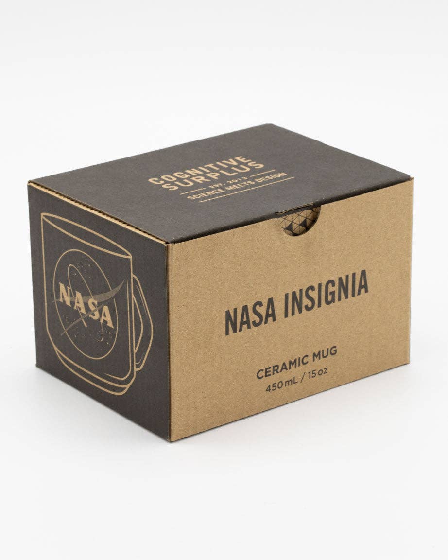 Mug avec Insigne NASA Meatball – produit scientifique Cognitive Surplus EU, vue 3
