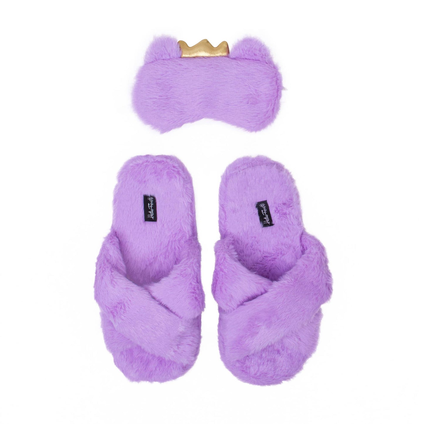 Chaussons et Masque Facial Violet Helio Ferretti Vue 3