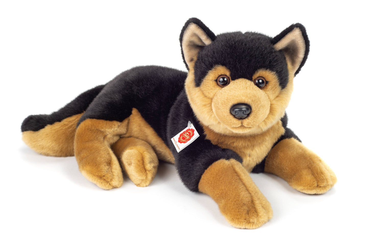Plush German Shepherd Dog Lying Down