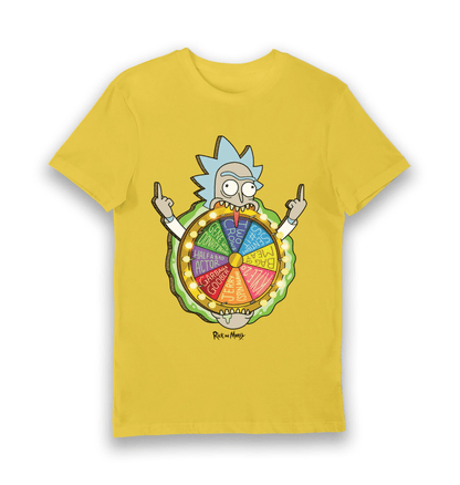 T-shirt adulte Rick and Morty Spin the Wheel