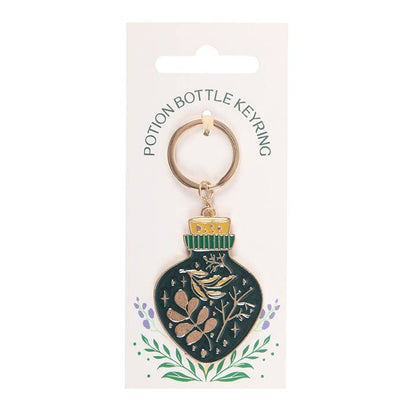 Porte-clés Bouteille de Potion de la Sorcière Verte
