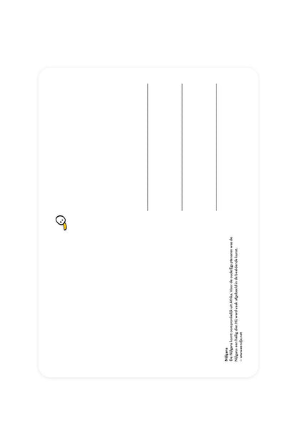 Postal con ganso del Nilo