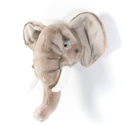 George the Elephant Plush Wall Decoration