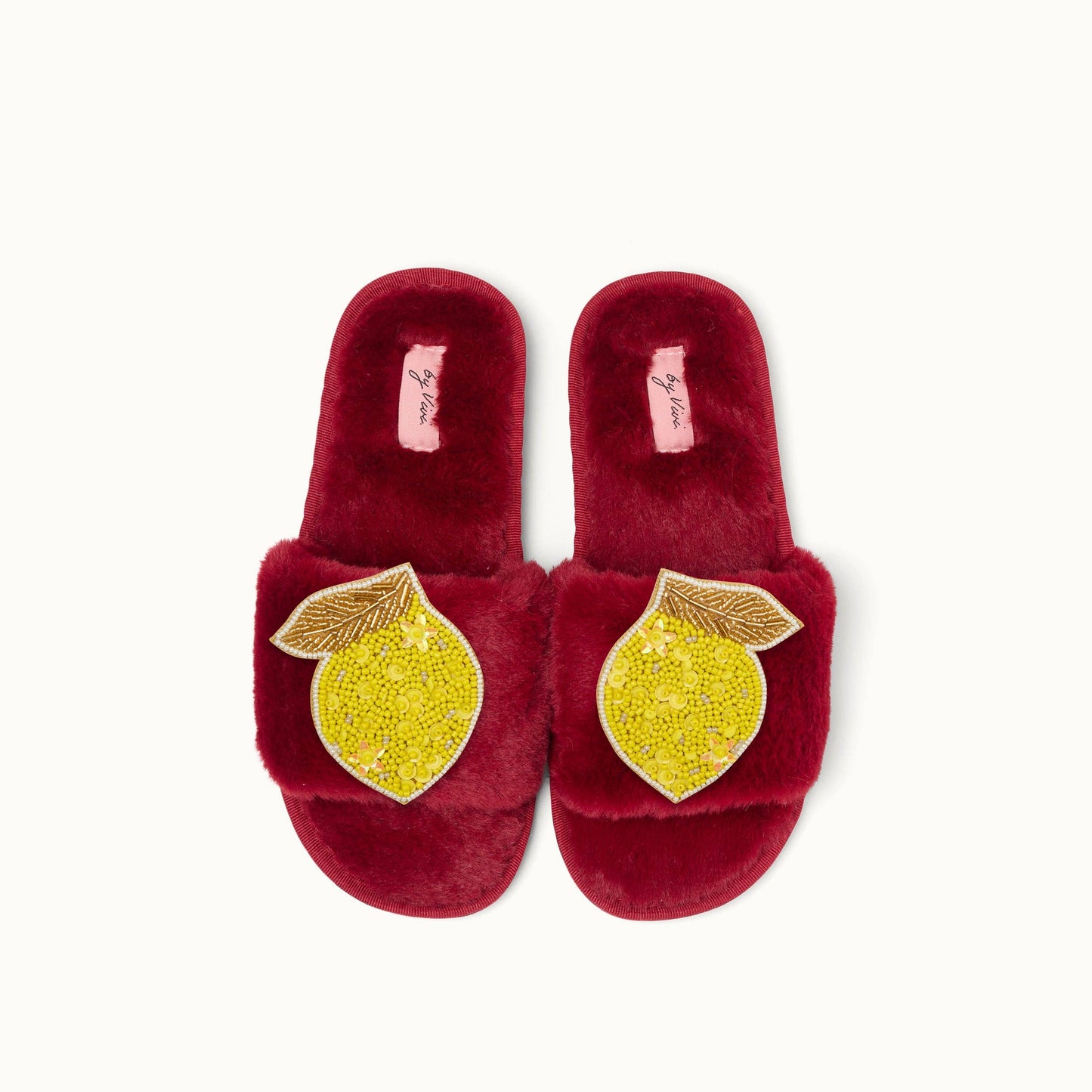 Paire de broches pour Chaussons - Citron