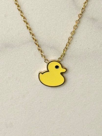Collier Canard Jaune