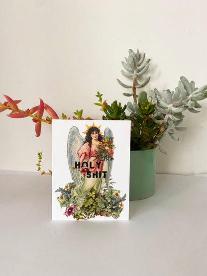 Holy Shit Greeting Card