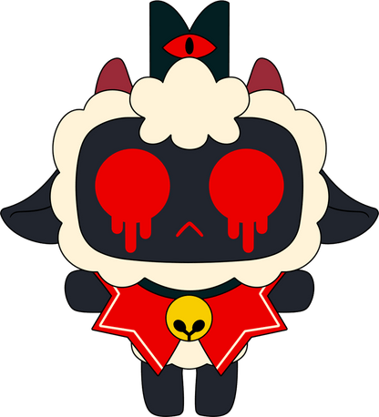 Possessed Lamb Keychain (5in)