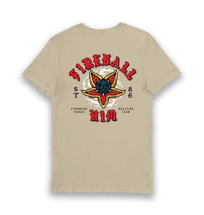 T-shirt adulte Stranger Things Fireball Him